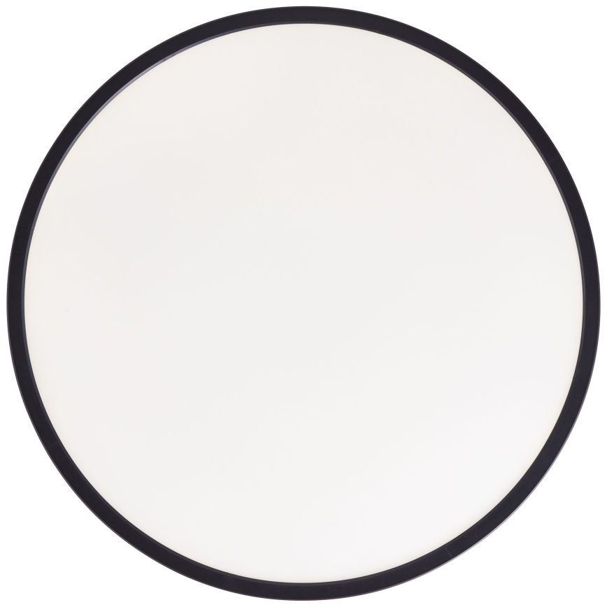 Brilliant - Dimmable BRENNAN LED Bathroom Ceiling Light, LED/35W/230V, Ø 54 cm, IP44, Black