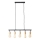 Brilliant - Cable-suspended chandelier 5xE27/28W/230V black/bamboo
