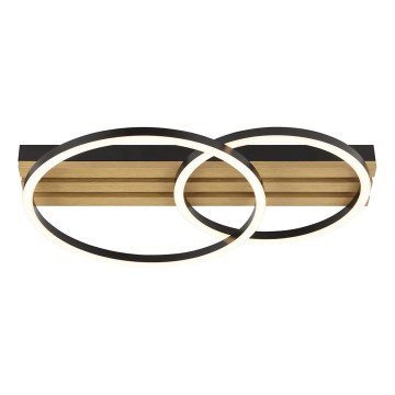 Brilliant - CALMA Dimmable LED Ceiling Light LED/21W/230V Black