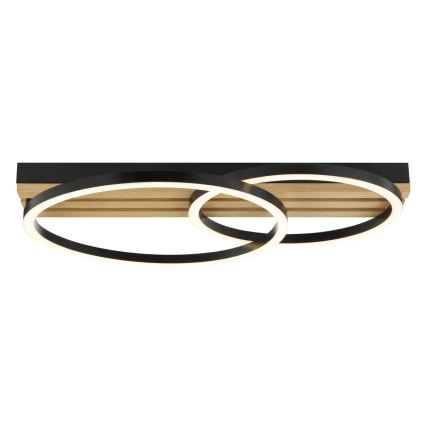 Brilliant - CALMA Dimmable LED Ceiling Light LED/21W/230V Black