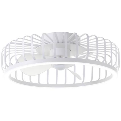 Brilliant - LED Dimmable Ceiling Light with Fan CAPO LED/36W/230V 2700-6500K Ø 48 cm White + Remote Control