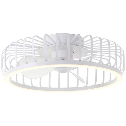 Brilliant - LED Dimmable Ceiling Light with Fan CAPO LED/36W/230V 2700-6500K Ø 48 cm White + Remote Control