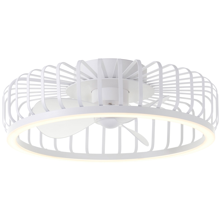 Brilliant - LED Dimmable Ceiling Light with Fan CAPO LED/36W/230V 2700-6500K Ø 48 cm White + Remote Control