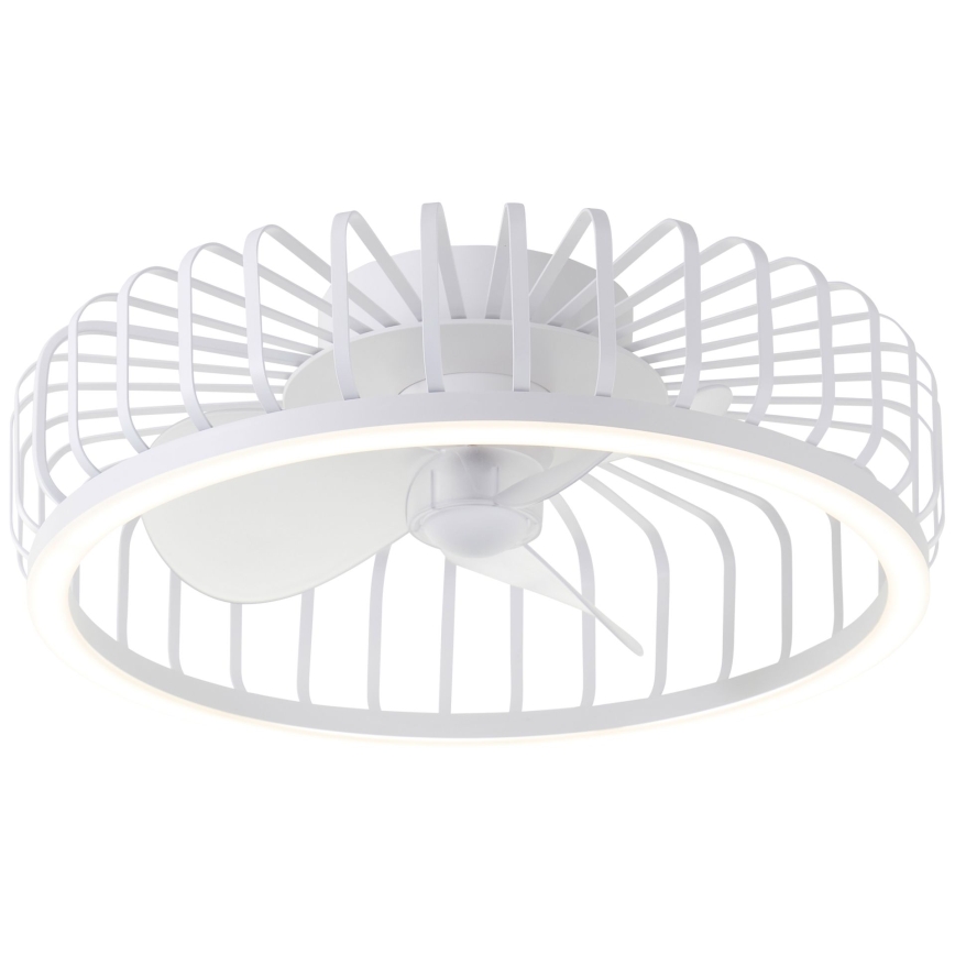 Brilliant - LED Dimmable Ceiling Light with Fan CAPO LED/36W/230V 2700-6500K Ø 48 cm White + Remote Control