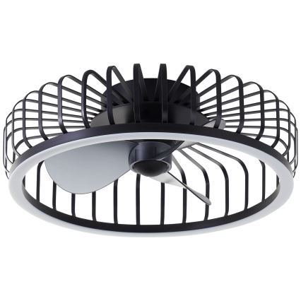 Brilliant - Dimmable LED ceiling light with fan CAPO LED/36W/230V 2700-6500K Ø 48 cm black + remote control