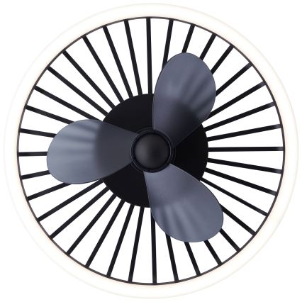 Brilliant - Dimmable LED ceiling light with fan CAPO LED/36W/230V 2700-6500K Ø 48 cm black + remote control