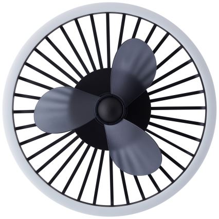 Brilliant - Dimmable LED ceiling light with fan CAPO LED/36W/230V 2700-6500K Ø 48 cm black + remote control