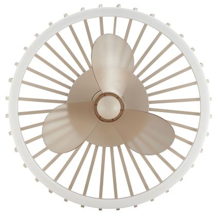 Brilliant - Dimmable LED ceiling light with fan CAPO LED/36W/230V 2700-6500K Ø 48 cm beige + remote control