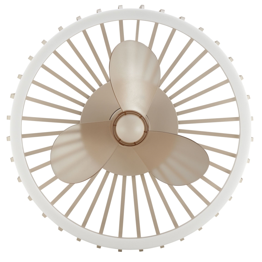 Brilliant - Dimmable LED ceiling light with fan CAPO LED/36W/230V 2700-6500K Ø 48 cm beige + remote control
