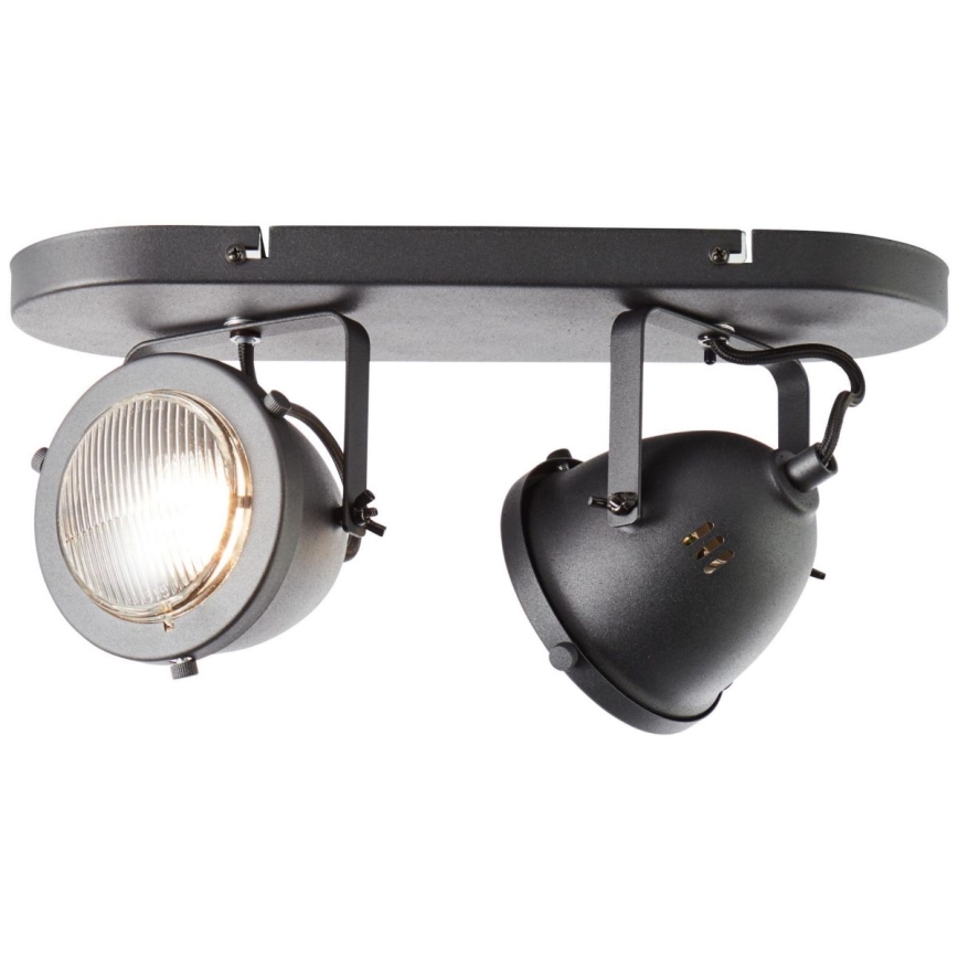 Brilliant - CARMEN Spotlight 2xGU10/5W/230V Black