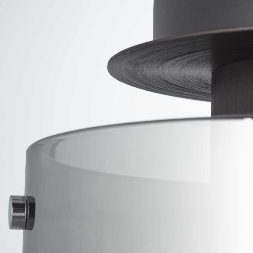 Brilliant - Ceiling light BETH 1xE27/60W/230V Ø 20 cm black/smoked