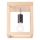 Brilliant - Ceiling light NEREA 1xE27/15W/230V oak