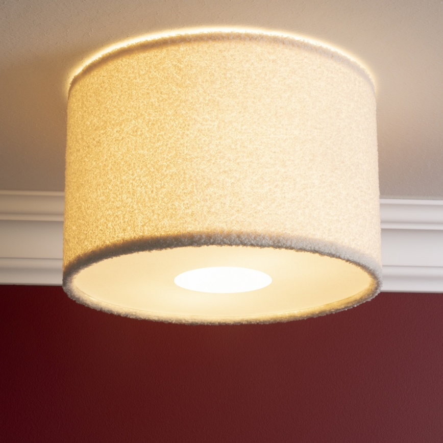 Brilliant - Ceiling light TEDDY 2xE27/20W/230V Ø 35 cm cream