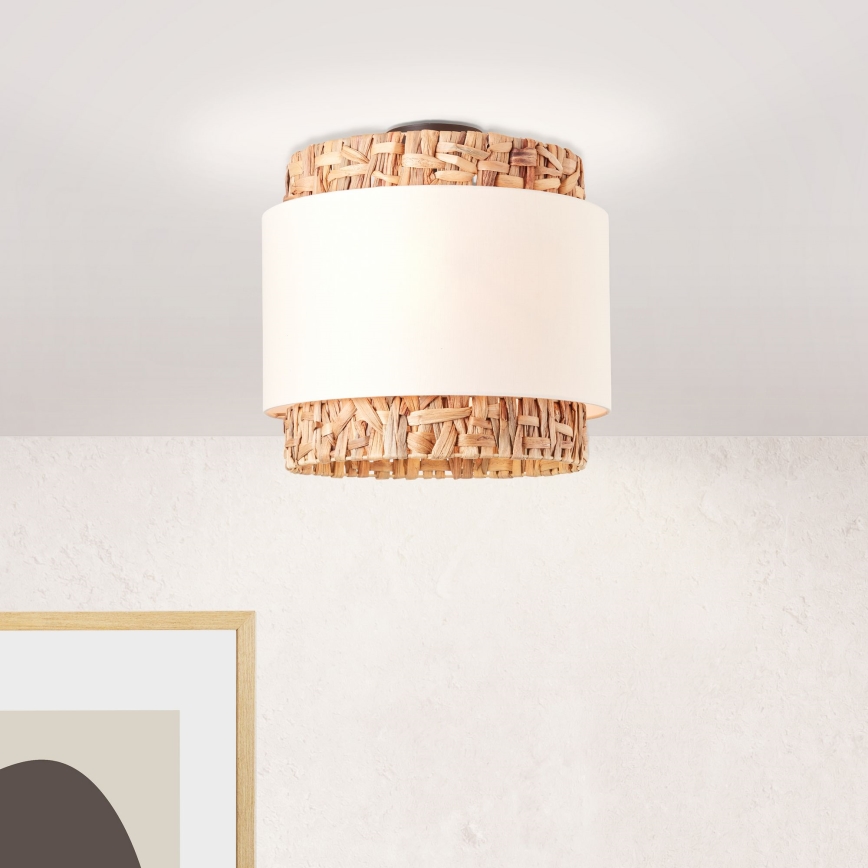 Brilliant - Ceiling light WATERLILLY 2xE27/60W/230V d. 35 cm creamy