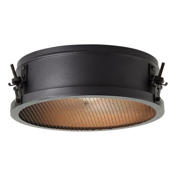 Brilliant - Ceiling light ZOIS 1x E27/28W/230V Ø 30 cm black