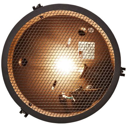 Brilliant - Ceiling light ZOIS 1x E27/28W/230V Ø 30 cm black