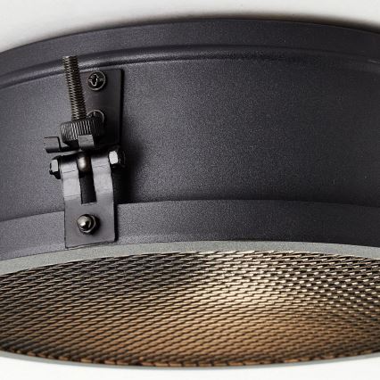 Brilliant - Ceiling light ZOIS 1x E27/28W/230V Ø 30 cm black