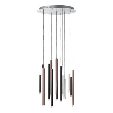 Brilliant - CEMBALO Dimmable LED Cable Pendant LED/70W/230V matte chrome/black/brown