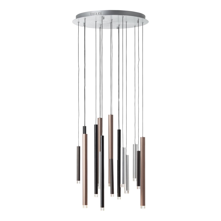Brilliant - CEMBALO Dimmable LED Cable Pendant LED/70W/230V matte chrome/black/brown