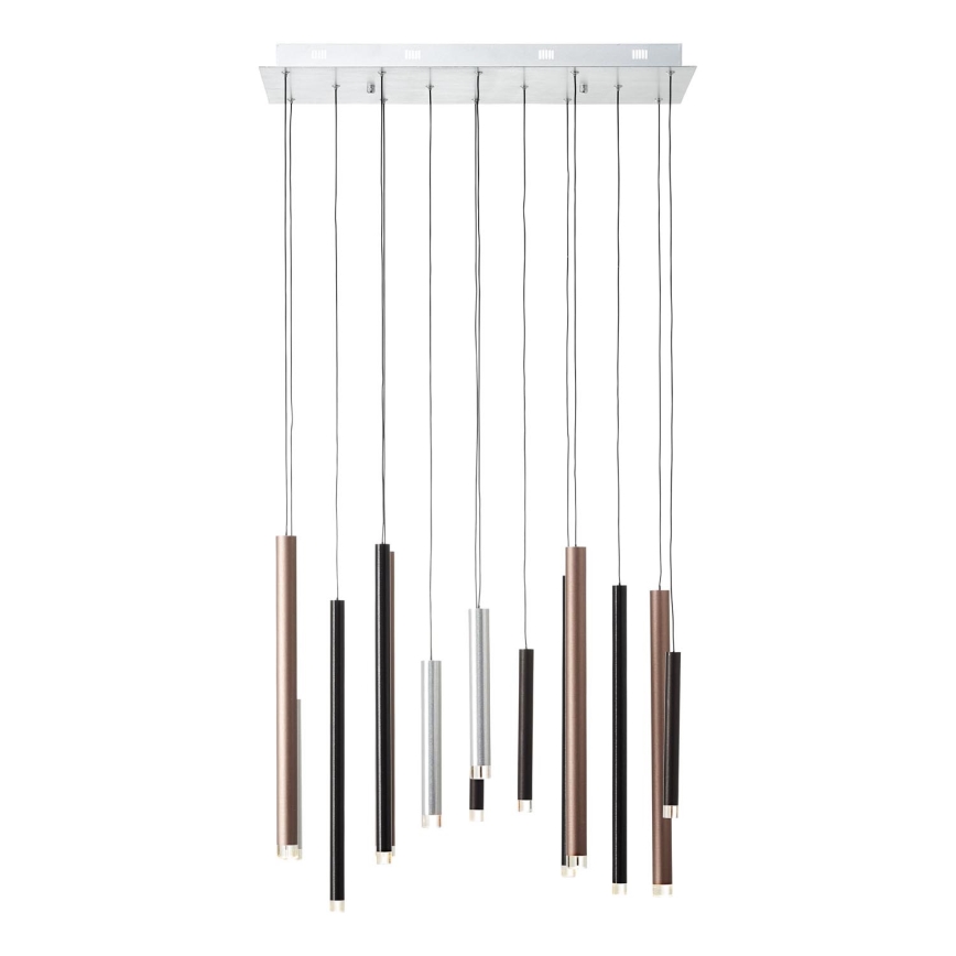 Brilliant - CEMBALO Dimmable LED Cable Pendant Light LED/60W/230V matte chrome/black/brown