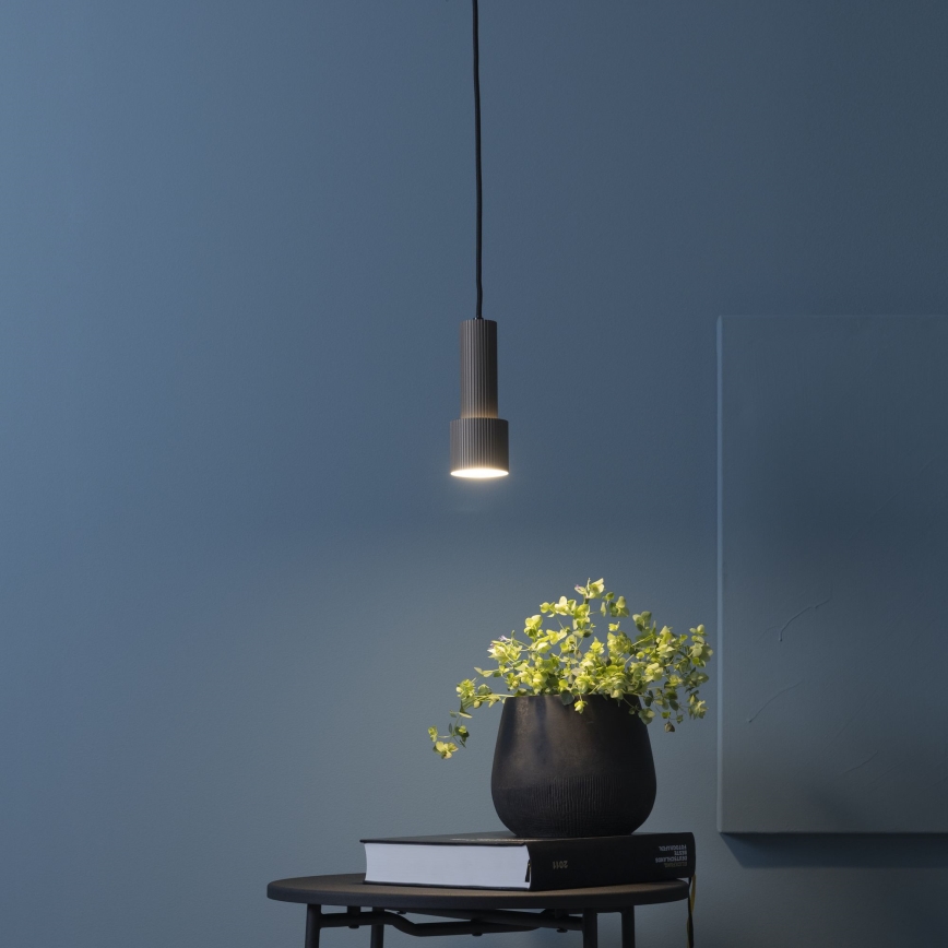 Brilliant - Chandelier on a string CADIZ 1xGU10/10W/230V d. 12,5 cm bronze