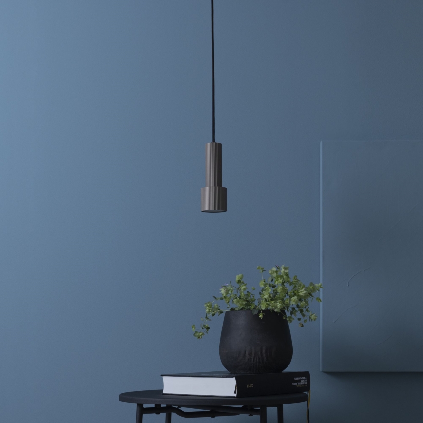 Brilliant - Chandelier on a string CADIZ 1xGU10/10W/230V d. 12,5 cm bronze