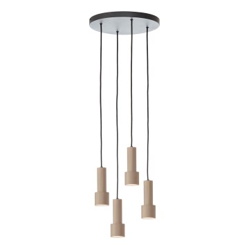 Brilliant - Chandelier on a string CADIZ 4xGU10/10W/230V d. 35 cm bronze