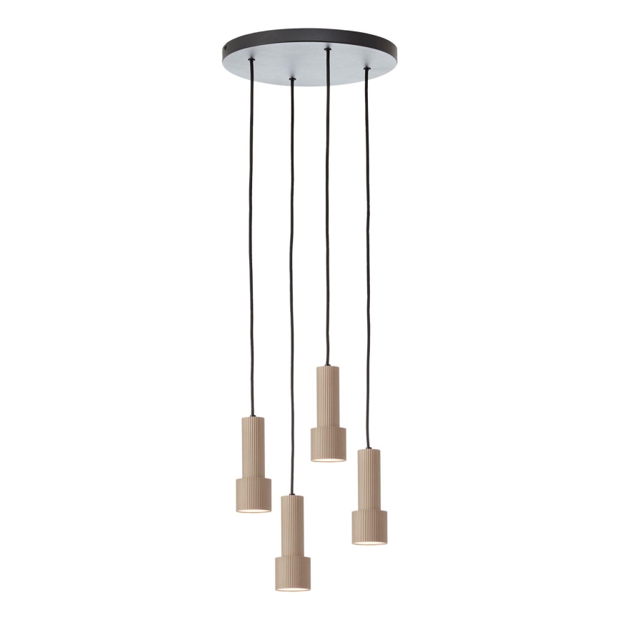 Brilliant - Chandelier on a string CADIZ 4xGU10/10W/230V d. 35 cm bronze
