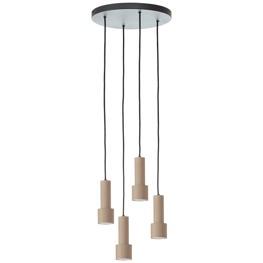 Brilliant - Chandelier on a string CADIZ 4xGU10/10W/230V d. 35 cm bronze