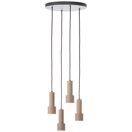 Brilliant - Chandelier on a string CADIZ 4xGU10/10W/230V d. 35 cm bronze