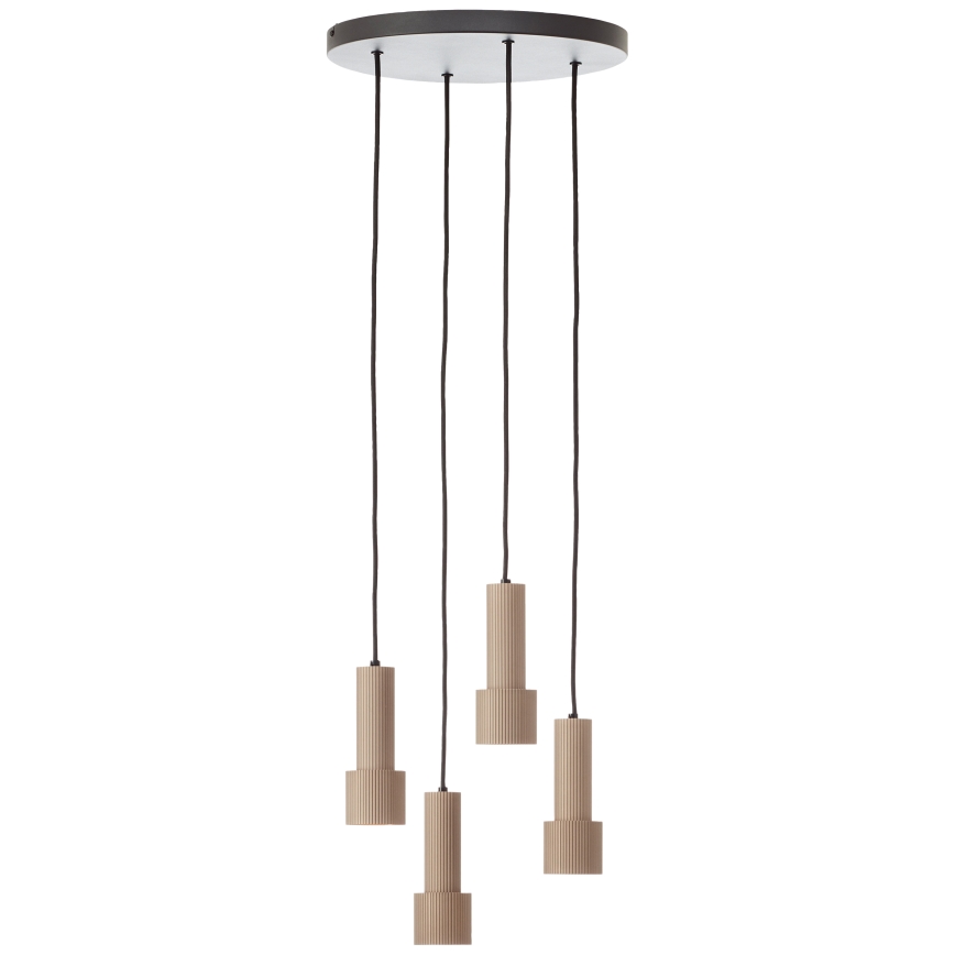 Brilliant - Chandelier on a string CADIZ 4xGU10/10W/230V d. 35 cm bronze