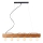 Brilliant - Chandelier on a string CALANDRA 6xE27/42W/230V pine