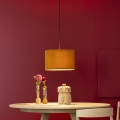 Brilliant - Chandelier on a string TONY 1xE27/20W/230V d. 35 cm orange