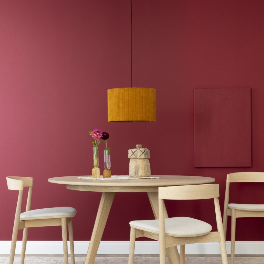 Brilliant - Chandelier on a string TONY 1xE27/20W/230V d. 35 cm orange