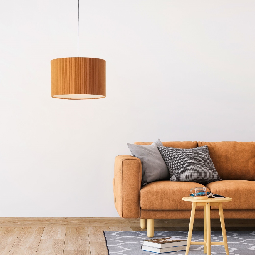 Brilliant - Chandelier on a string TONY 1xE27/20W/230V d. 35 cm orange