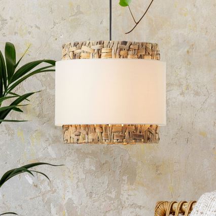 Brilliant - Chandelier on a string WATERLILLY 1xE27/60W/230V d. 35 cm creamy