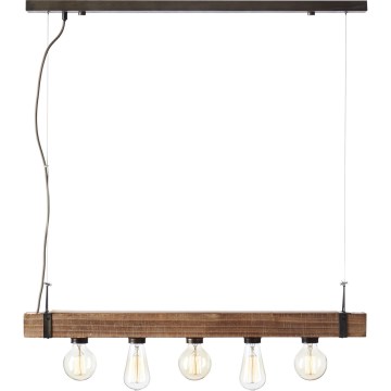 Brilliant - Chandelier on a string WOODHILL 5xE27/30W/230V - FSC certified