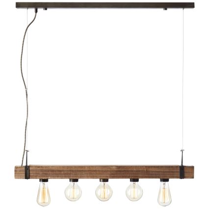 Brilliant - Chandelier on a string WOODHILL 5xE27/30W/230V
