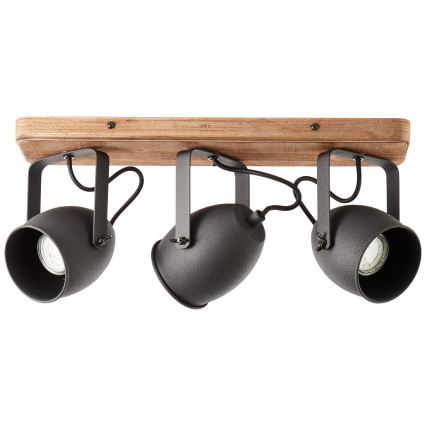 Brilliant - CROWTON Spot Light 3xGU10/6W/230V, Pine