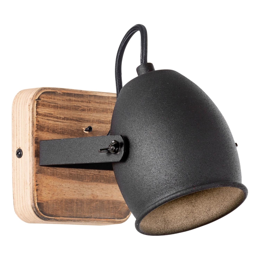 Brilliant - CROWTON Wall-Mounted Spotlight 1xGU10/6W/230V, Pine