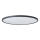 Brilliant - Dimmable BRENNAN LED Bathroom Ceiling Light, LED/35W/230V, Ø 54 cm, IP44, Black