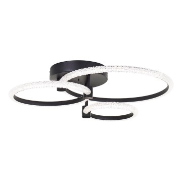 Brilliant - Dimmable LED Ceiling Light AYDIN LED/34W/230V 3000-6500K Black + Remote Control