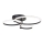 Brilliant - Dimmable LED Ceiling Light AYDIN LED/34W/230V 3000-6500K Black + Remote Control