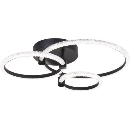 Brilliant - Dimmable LED Ceiling Light AYDIN LED/34W/230V 3000-6500K Black + Remote Control