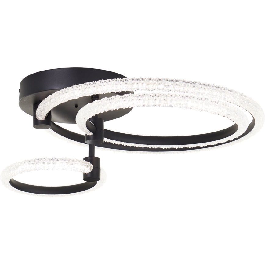 Brilliant - Dimmable LED Ceiling Light AYDIN LED/34W/230V 3000-6500K Black + Remote Control