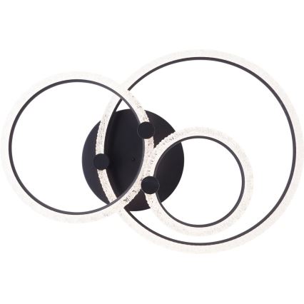 Brilliant - Dimmable LED Ceiling Light AYDIN LED/34W/230V 3000-6500K Black + Remote Control