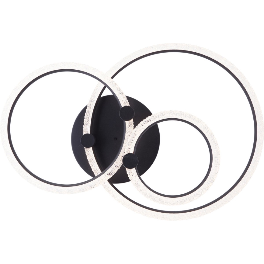 Brilliant - Dimmable LED Ceiling Light AYDIN LED/34W/230V 3000-6500K Black + Remote Control