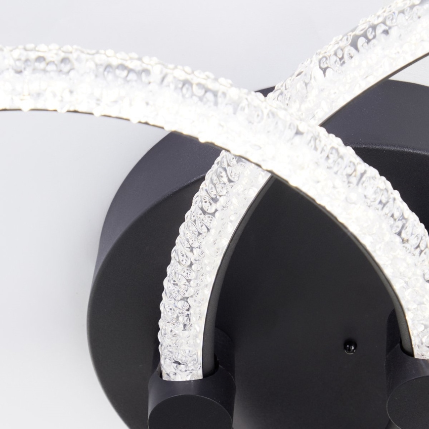 Brilliant - Dimmable LED Ceiling Light AYDIN LED/34W/230V 3000-6500K Black + Remote Control