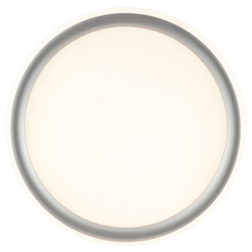 Brilliant - LED Dimmable Ceiling Light CARLOZ LED/16W/230V Ø 30 cm white/grey