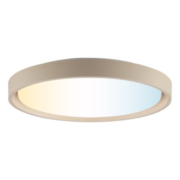 Brilliant - Dimmable LED Ceiling Light SANOZ LED/24W/230V 3000-6500K Ø 41 cm Beige + Remote Control